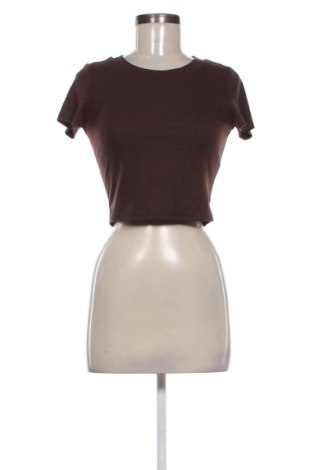Damski T-shirt SHEIN, Rozmiar M, Kolor Brązowy, Cena 45,99 zł