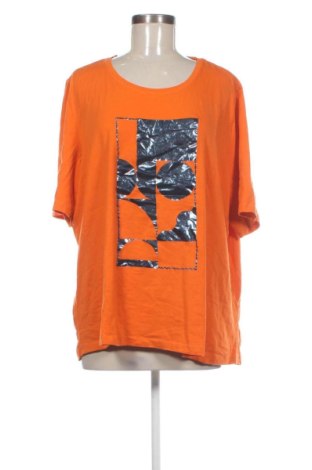 Damski T-shirt Samoon, Rozmiar 3XL, Kolor Pomarańczowy, Cena 48,99 zł