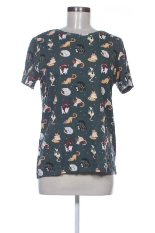 Damski T-shirt Sinsay, Rozmiar L, Kolor Kolorowy, Cena 46,25 zł