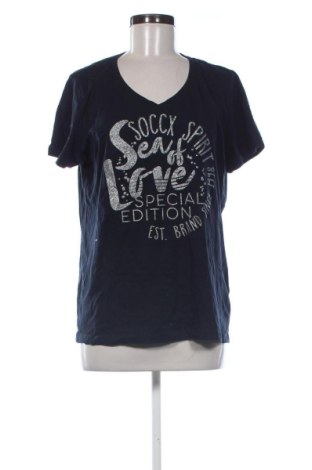 Damski T-shirt Soccx, Rozmiar XL, Kolor Niebieski, Cena 72,99 zł
