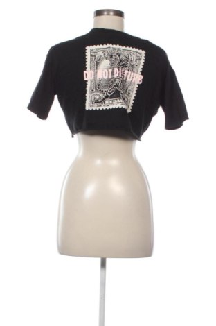Γυναικείο t-shirt Tally Weijl, Μέγεθος XS, Χρώμα Μαύρο, Τιμή 10,99 €