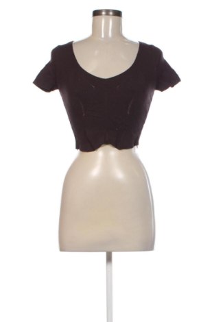 Damen T-Shirt Tally Weijl, Größe XXS, Farbe Braun, Preis 11,99 €