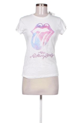 Γυναικείο t-shirt The Rolling Stones, Μέγεθος S, Χρώμα Λευκό, Τιμή 9,99 €, #136502206