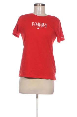 Дамска тениска Tommy Jeans, Размер L, Цвят Червен, Цена 17,89 €, #136539031