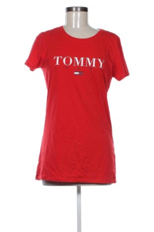 Damski T-shirt Tommy Jeans, Rozmiar XL, Kolor Czerwony, Cena 249,87 zł
