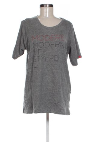 Дамска тениска Unbranded, Размер XXL, Цвят Сив, Цена 9,20 €, #136585798