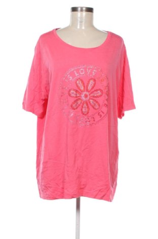 Γυναικείο t-shirt Via Appia, Μέγεθος XXL, Χρώμα Ρόζ , Τιμή 11,99 €