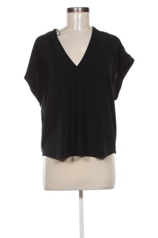 Γυναικείο t-shirt Zara, Μέγεθος M, Χρώμα Μαύρο, Τιμή 6,99 €