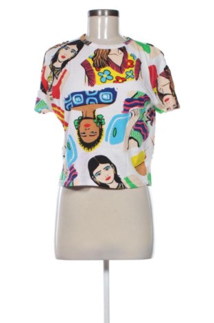 Damen T-Shirt Zara, Größe S, Farbe Mehrfarbig, Preis 5,81 €