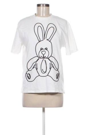 Damen T-Shirt Zara, Größe L, Farbe Weiß, Preis 5,75 €