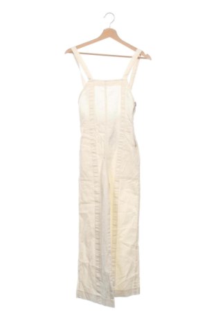 Damski długi kombinezon Bershka, Rozmiar XS, Kolor ecru, Cena 207,99 zł
