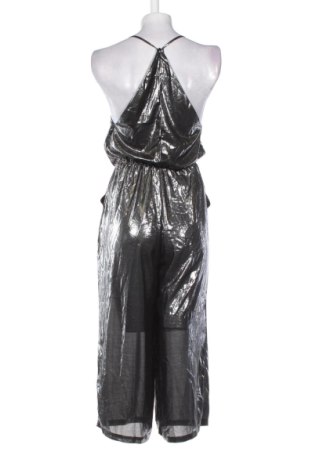 Salopetă lungă de damă Stradivarius, Mărime S, Culoare Argintiu, Preț 151,99 Lei