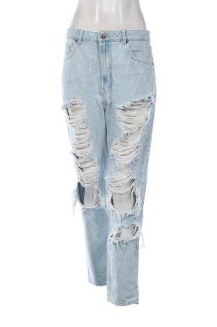 Dámske džínsy  Bershka, Veľkosť L, Farba Modrá, Cena  14,77 €, #136521460