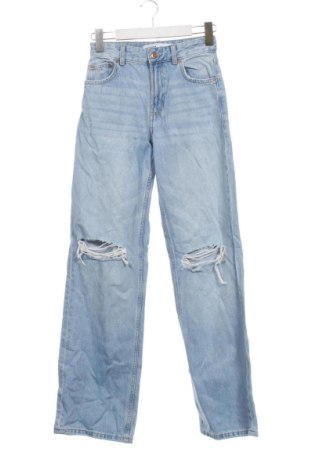 Дамски дънки Bershka, Размер XXS, Цвят Син, Цена 15,33 €