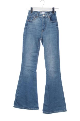 Blugi de femei Bershka, Mărime XXS, Culoare Albastru, Preț 91,99 Lei