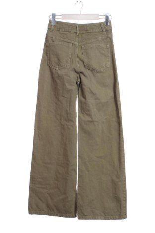 Blugi de femei Bershka, Mărime XS, Culoare Verde, Preț 77,00 Lei