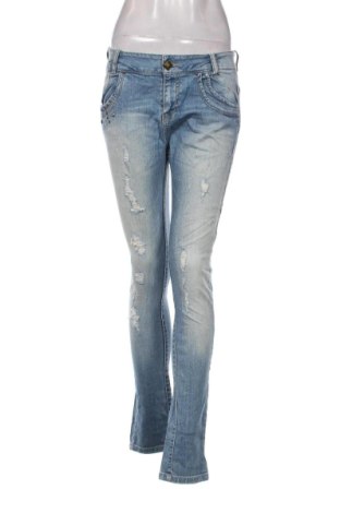 Дамски дънки Bsk, Размер L, Цвят Син, Цена 6,64 €, #136506486