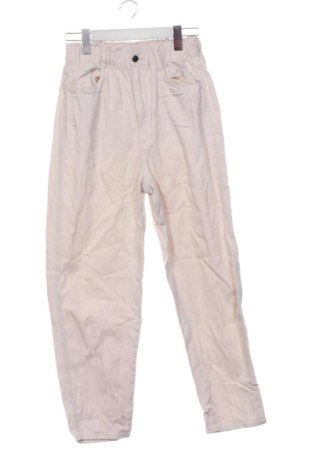 Damskie jeansy H&M, Rozmiar XXS, Kolor ecru, Cena 78,99 zł