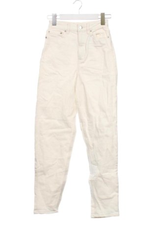 Дамски дънки H&M Divided, Размер XXS, Цвят Бял, Цена 15,33 €
