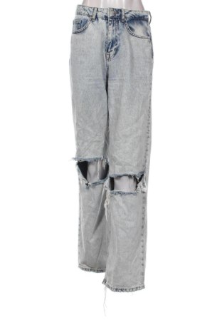 Blugi de femei NA-KD, Mărime S, Culoare Albastru, Preț 129,99 Lei