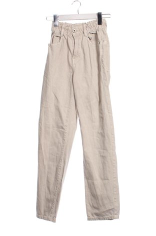 Blugi de femei Pull&Bear, Mărime XS, Culoare Bej, Preț 78,20 Lei