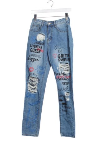 Дамски дънки SHEIN, Размер XS, Цвят Син, Цена 13,80 €