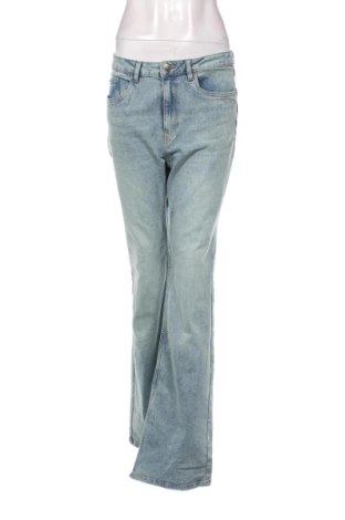 Blugi de femei Sinsay, Mărime L, Culoare Albastru, Preț 77,00 Lei, #136576415