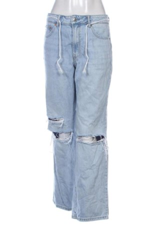 Дамски дънки Stradivarius, Размер XL, Цвят Син, Цена 15,33 €