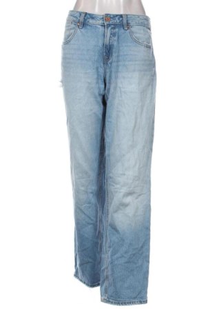 Damskie jeansy Stradivarius, Rozmiar L, Kolor Niebieski, Cena 78,99 zł