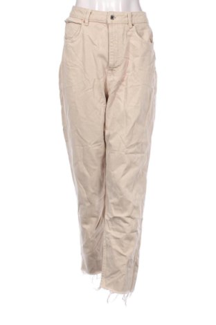 Damskie jeansy Zara, Rozmiar L, Kolor Beżowy, Cena 72,99 zł