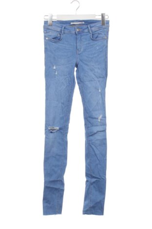 Dámske džínsy  Zara, Veľkosť XS, Farba Modrá, Cena  16,95 €
