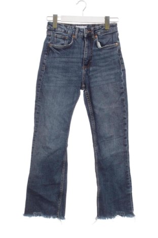 Damskie jeansy Zara, Rozmiar XXS, Kolor Niebieski, Cena 75,02 zł