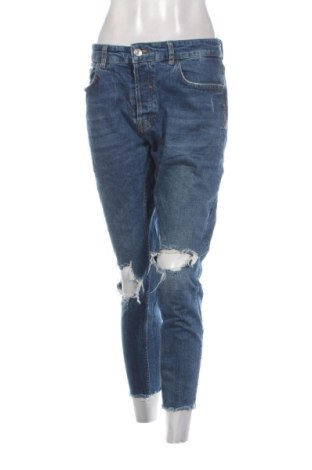Дамски дънки Zara, Размер XL, Цвят Син, Цена 14,31 €