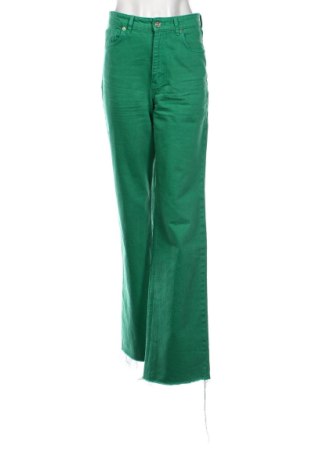 Blugi de femei Zara, Mărime S, Culoare Verde, Preț 72,99 Lei