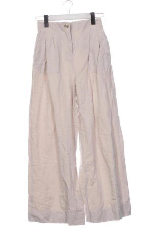 Pantaloni de velvet de femei H&M, Mărime XXS, Culoare Bej, Preț 60,99 Lei, #136577394