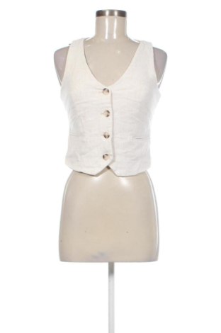 Дамски елек Stradivarius, Размер XS, Цвят Екрю, Цена 20,45 €
