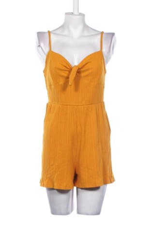 Kurzer Damenoverall Bershka, Größe L, Farbe Orange, Preis 25,99 €