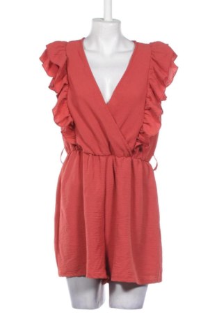 Women's short jumpsuit SHEIN, Μέγεθος XL, Χρώμα Καφέ, Τιμή 23,99 €