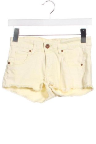 Pantaloni scurți de femei H&M Divided, Mărime XS, Culoare Galben, Preț 83,31 Lei, #136529304