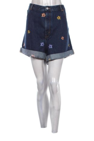 Pantaloni scurți de femei Monki, Mărime XXL, Culoare Albastru, Preț 126,99 Lei
