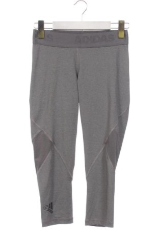 Γυναικείο κολάν Adidas, Μέγεθος XS, Χρώμα Γκρί, Τιμή 20,99 €