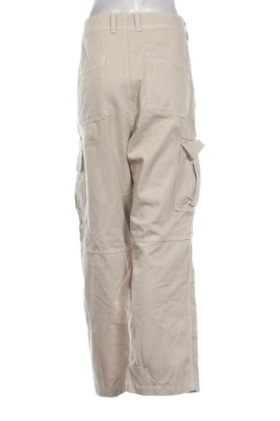 Damskie spodnie Bershka, Rozmiar XL, Kolor Beżowy, Cena 78,99 zł