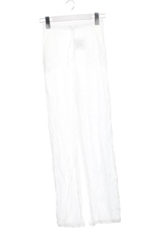 Pantaloni de femei Bershka, Mărime XXS, Culoare Alb, Preț 91,99 Lei