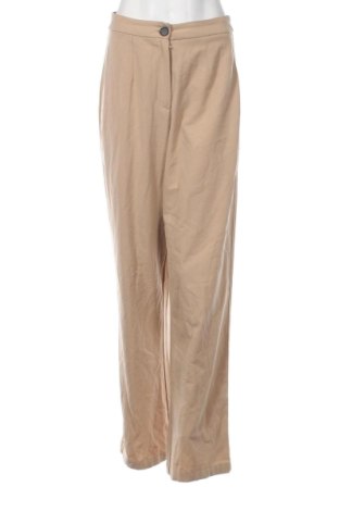 Pantaloni de femei Bershka, Mărime M, Culoare Bej, Preț 151,99 Lei