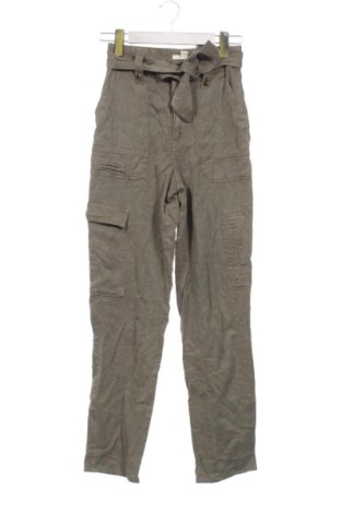 Damskie spodnie H&M, Rozmiar XS, Kolor Zielony, Cena 78,99 zł