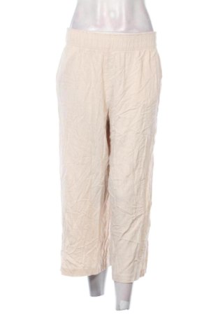 Pantaloni de femei H&M, Mărime M, Culoare Ecru, Preț 91,99 Lei