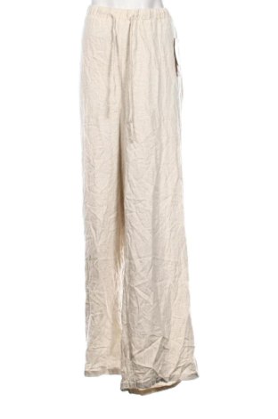 Damskie spodnie Kiabi, Rozmiar 4XL, Kolor Beżowy, Cena 123,99 zł
