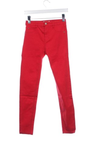 Дамски панталон Pull&Bear, Размер XS, Цвят Червен, Цена 15,33 €, #136545473