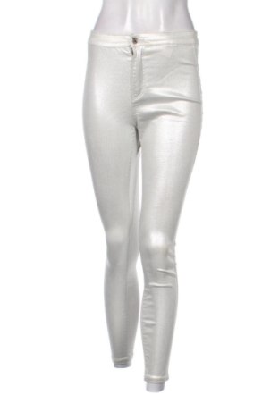 Pantaloni de femei Sinsay, Mărime M, Culoare Argintiu, Preț 77,00 Lei, #136536135