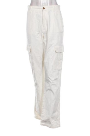 Damskie spodnie Stradivarius, Rozmiar M, Kolor ecru, Cena 78,99 zł